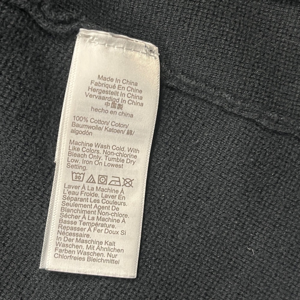 J.Crew Sweater Blazer Women M Black Re-Imagined Cotton Knit BF227 FA23 - Picture 9 of 15